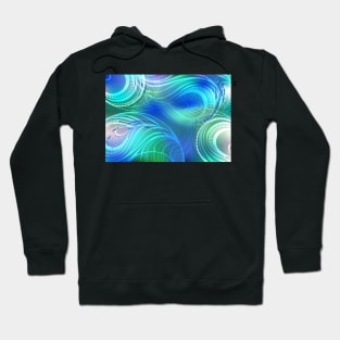 Iridescent Peacock Background Hoodie